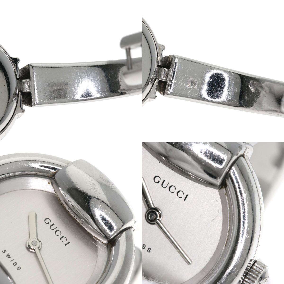 GUCCI Round face Watches 1400L Stainless Steel/Stainless Steel Ladies