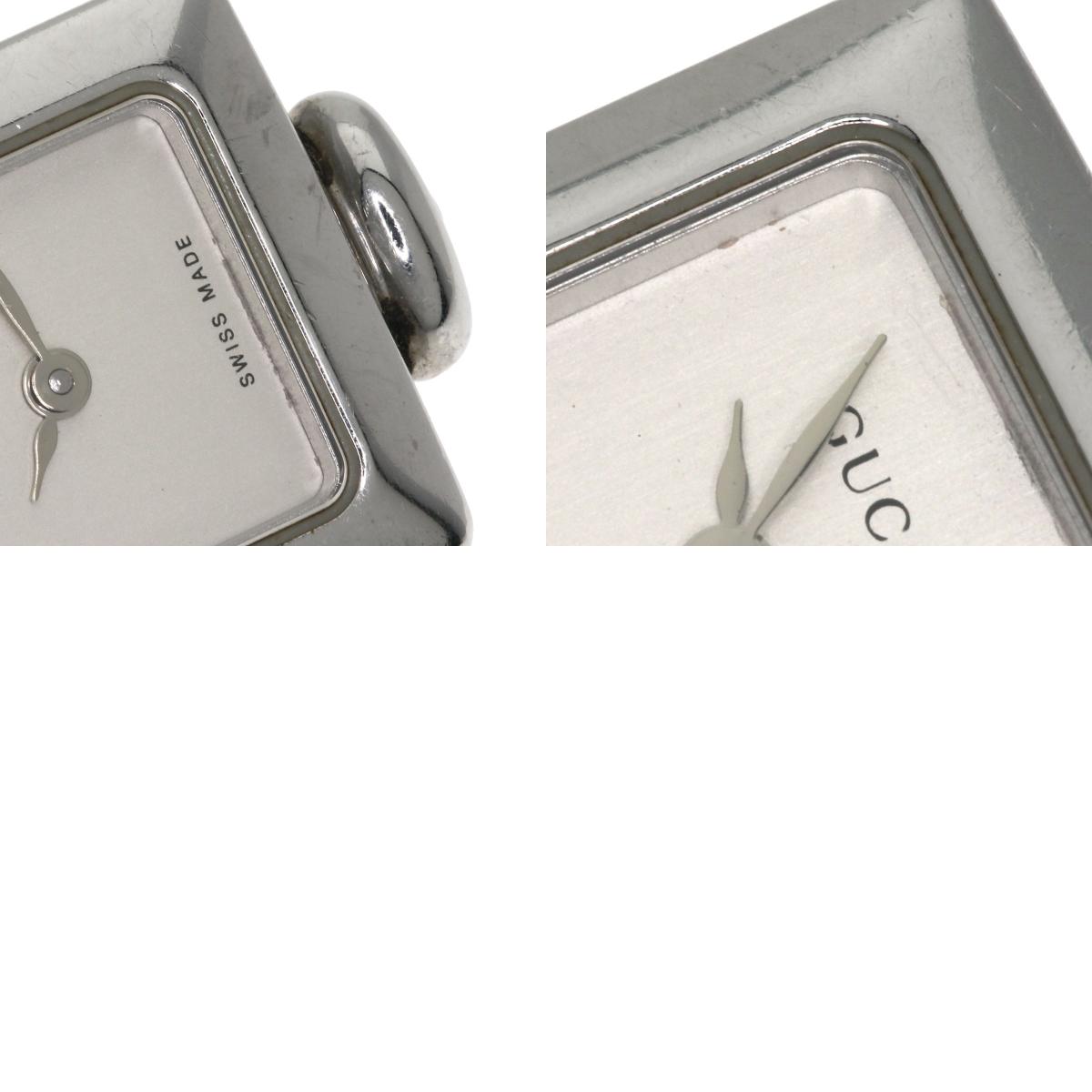 GUCCI Square face Watches 1900L Stainless Steel/Stainless Steel Ladies
