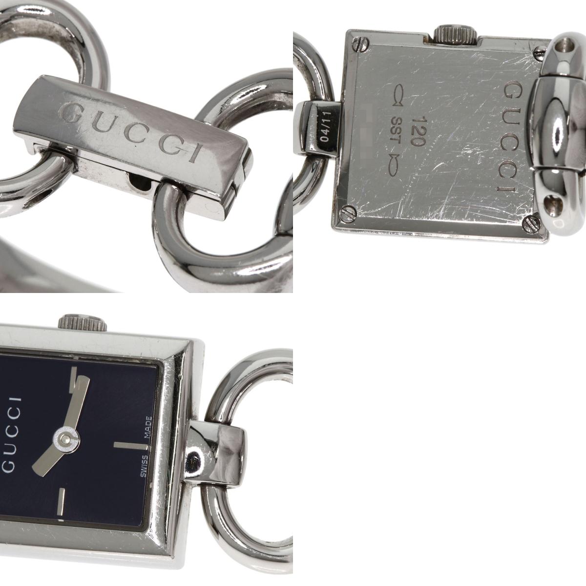 GUCCI Tornavoni Watches 120 Stainless Steel/Stainless Steel Ladies