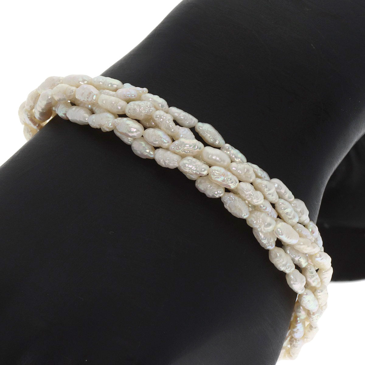 Freshwater Pearl Pearl Bracelet Silver 16.5g Ladies