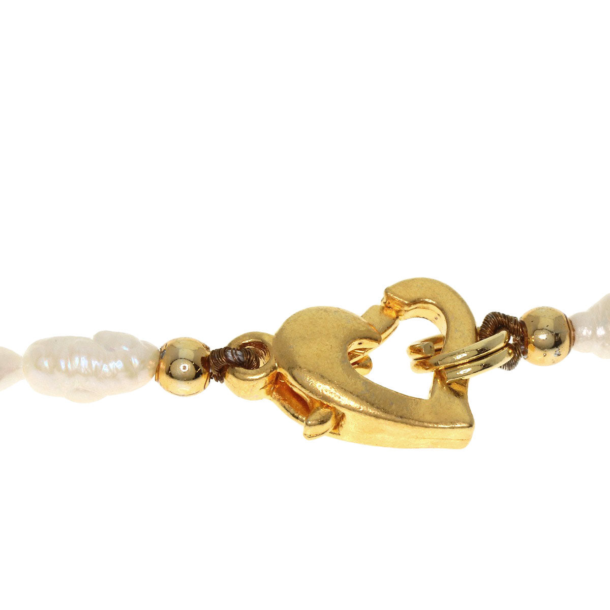 Freshwater Pearl Pearl Necklace Gold Plated 7.2g Ladies