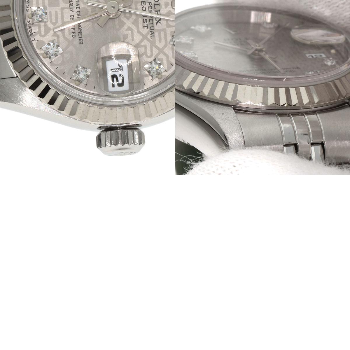 ROLEX DATEJUST 10P Diamond Watches 69174G Stainless Steel/Stainless Steel Ladies