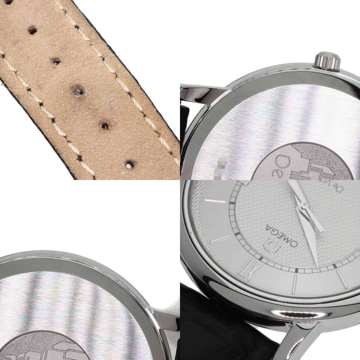 OMEGA De Ville Prestige Watches 7824.21 Stainless Steel/Leather mens