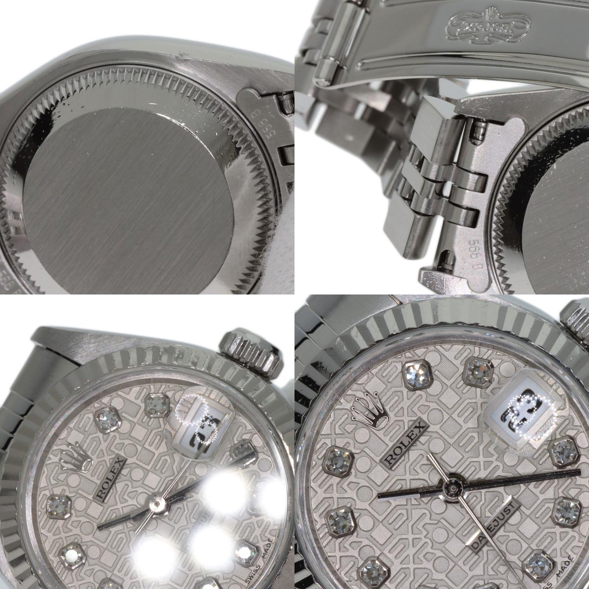 ROLEX DATEJUST 10P Diamond Watches 69174G Stainless Steel/Stainless Steel Ladies