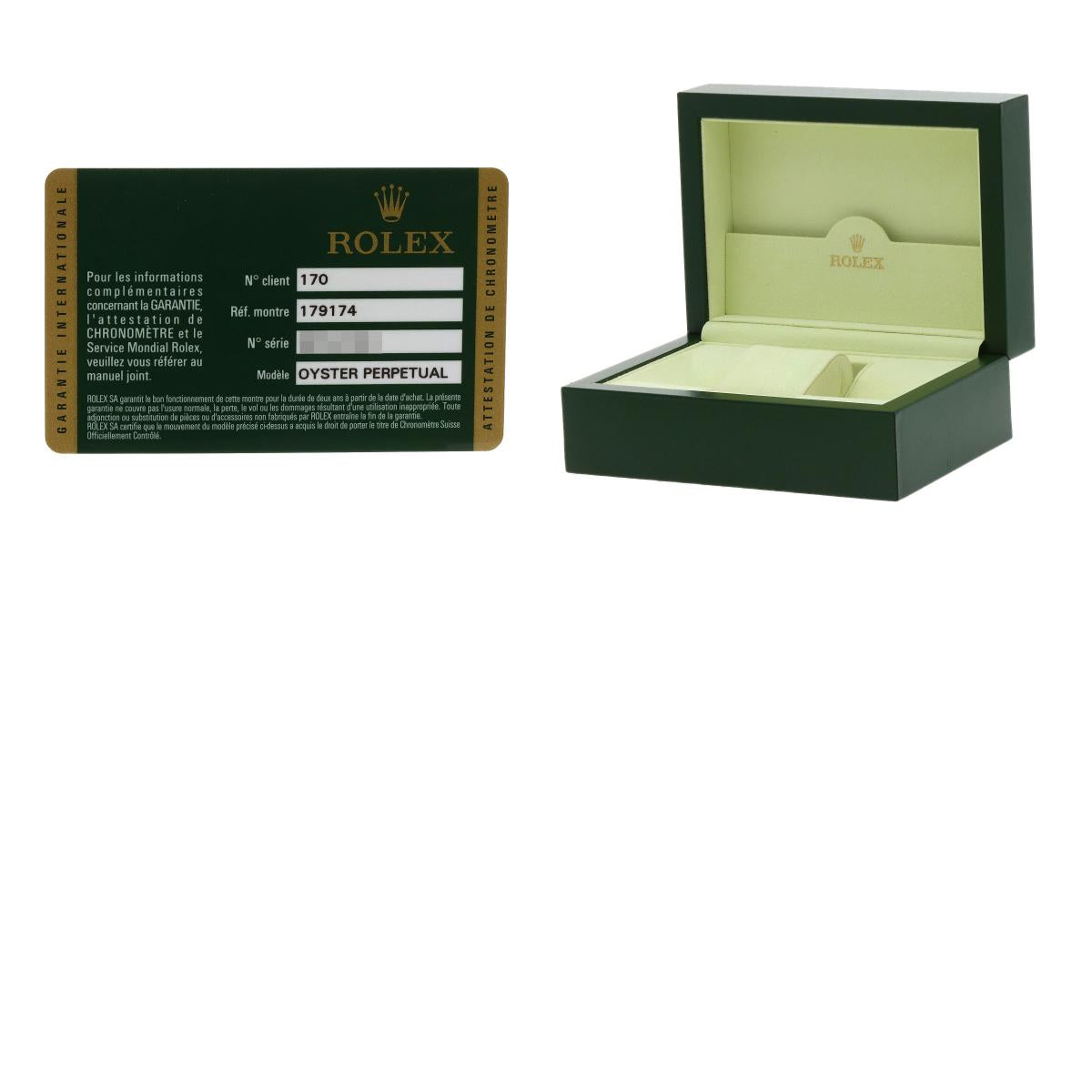 ROLEX DATEJUST 10P Diamond Watches 179174G Stainless Steel/Stainless Steel Ladies