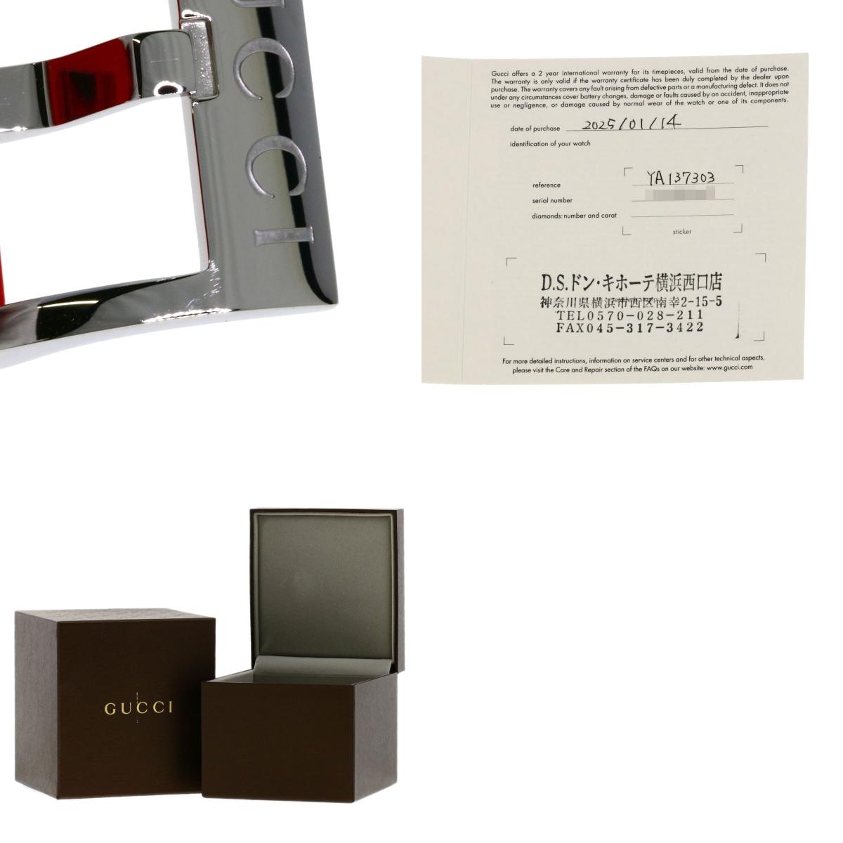 GUCCI SYNC Watches YA137.3 Stainless Steel/Rubber Ladies