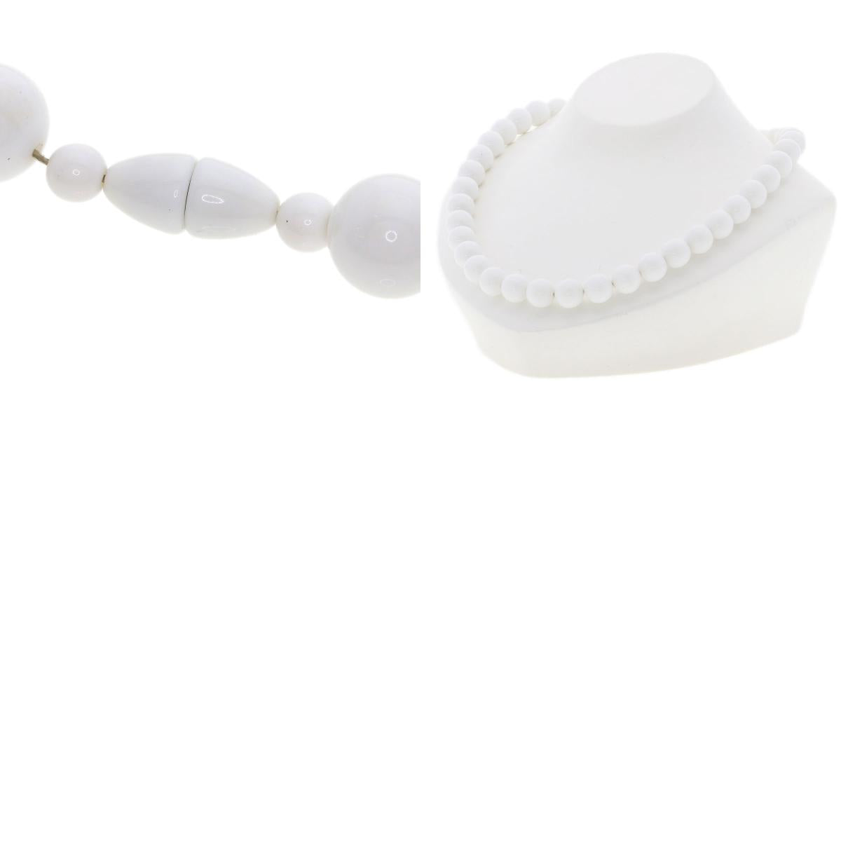 Dyed Pearl Pearl Resin Shell Plastic Crystal 6-Piece Set Necklace Metal g Ladies