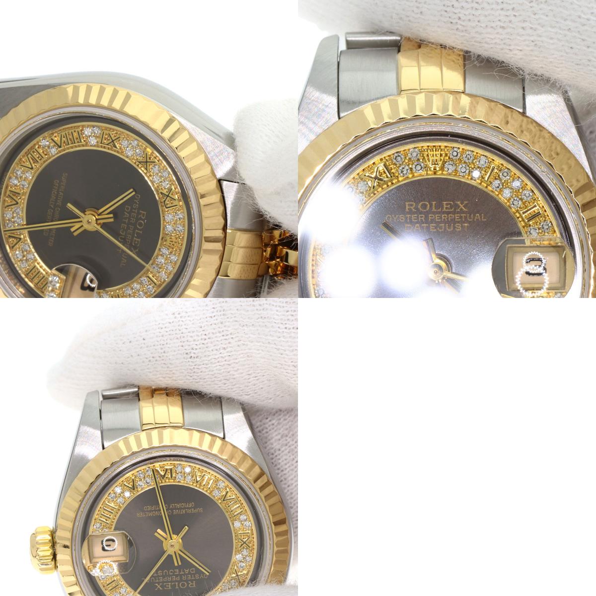 ROLEX Datejust Millyard Diamond Watches 79173MR Stainless Steel/SSxK18YG Ladies