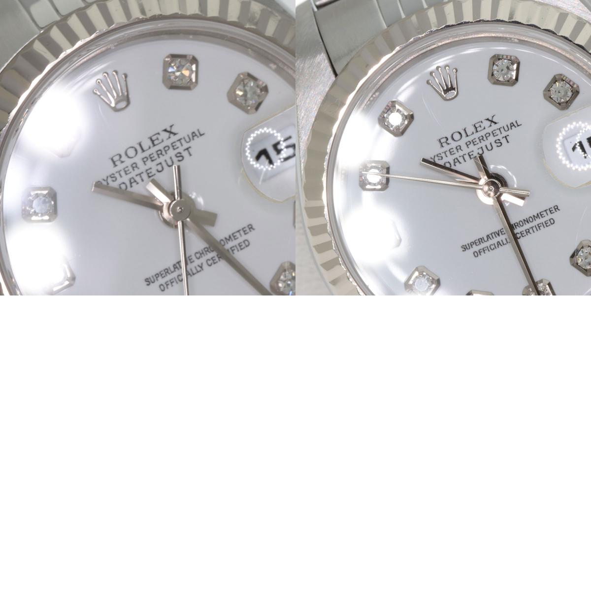 ROLEX DATEJUST 10P Diamond Watches 79174G Stainless Steel/Stainless Steel Ladies