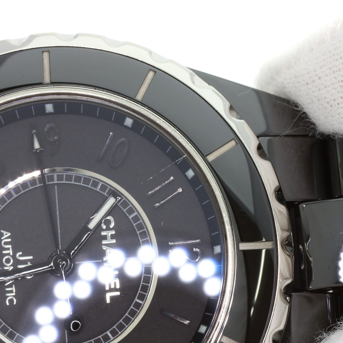 CHANEL J12 1.5 "Intense Black Watches H3829 Ceramic/Ceramic mens