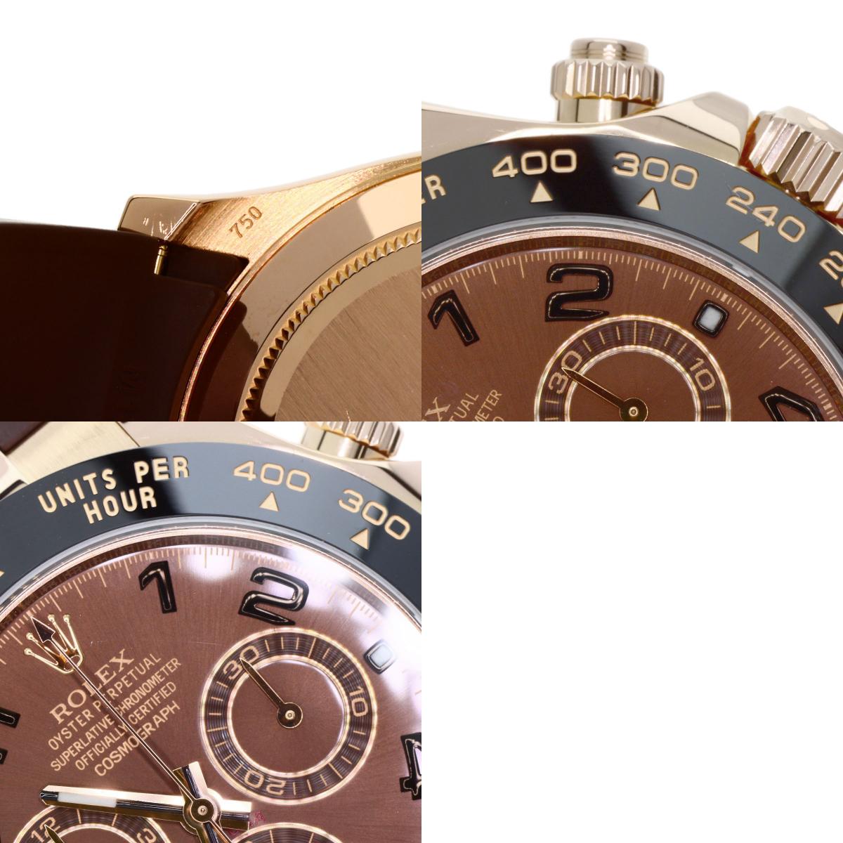 ROLEX Cosmograph Daytona Watches 116515LN K18 Pink Gold/Rubber mens