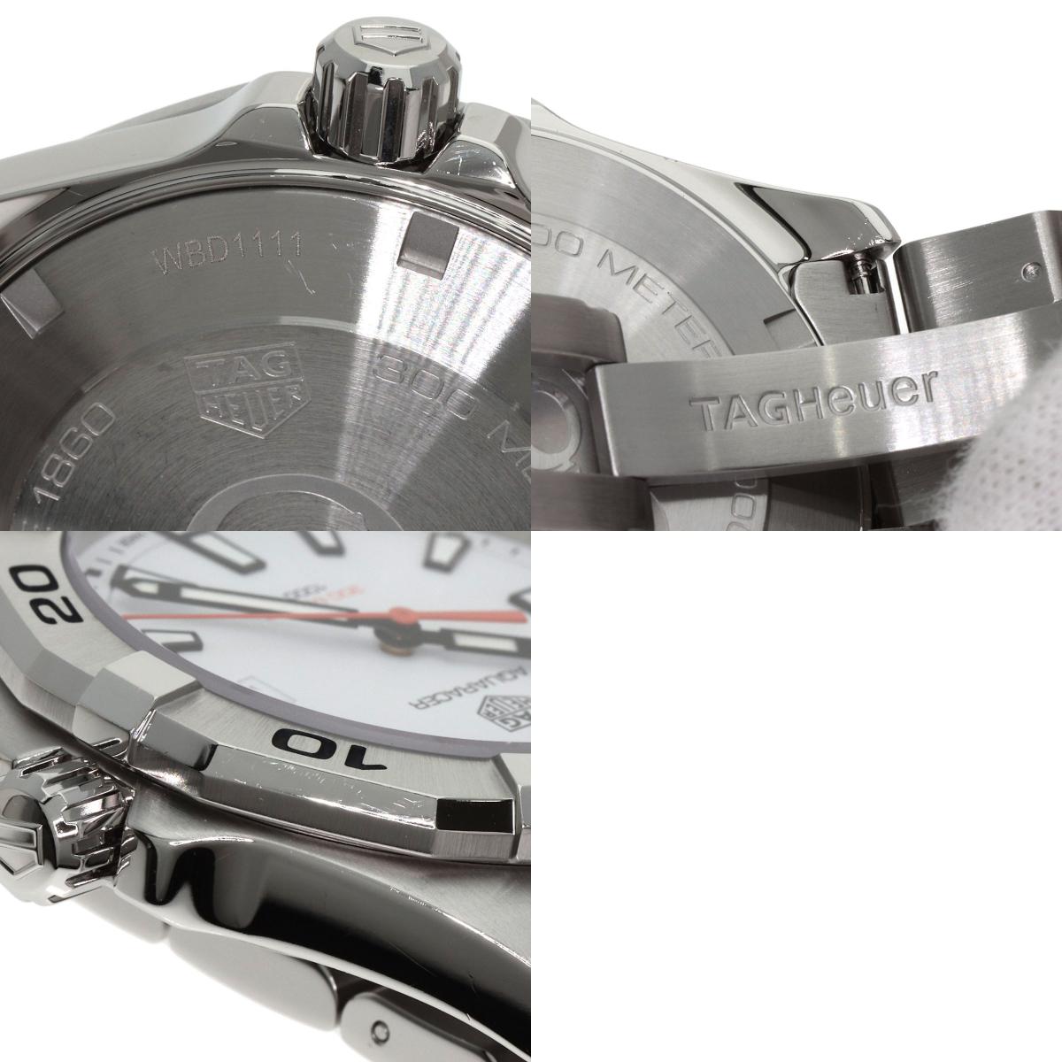 TAG HEUER Aqua racer Watches WBD1111 Stainless Steel/Stainless Steel mens