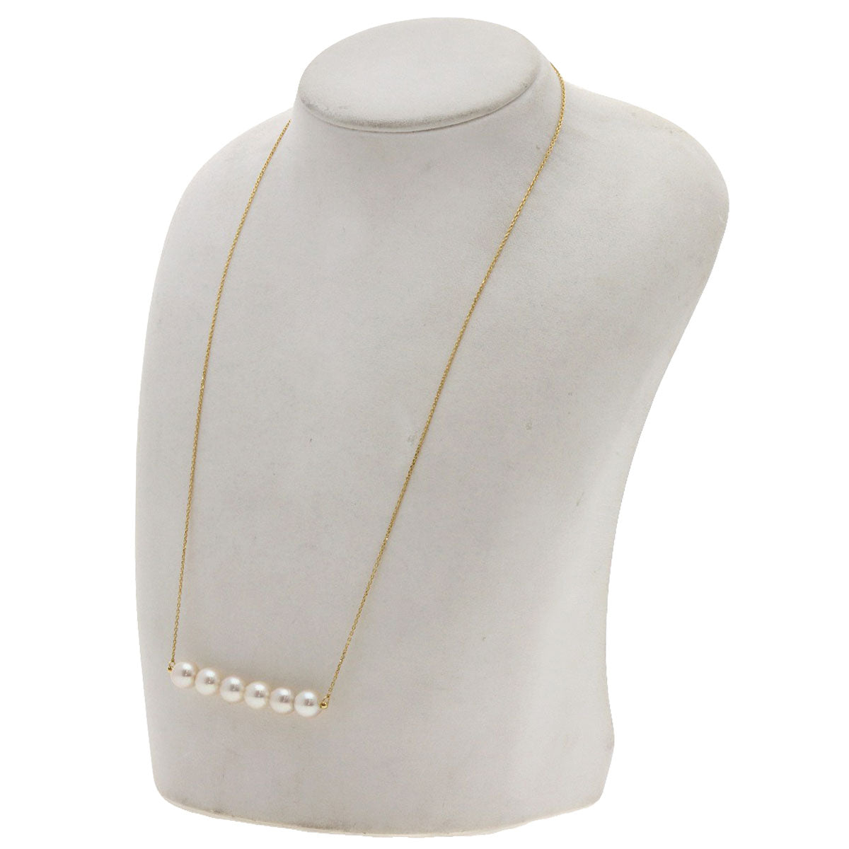 Pearl Pearl Necklace K18 Yellow Gold 6.2g Ladies