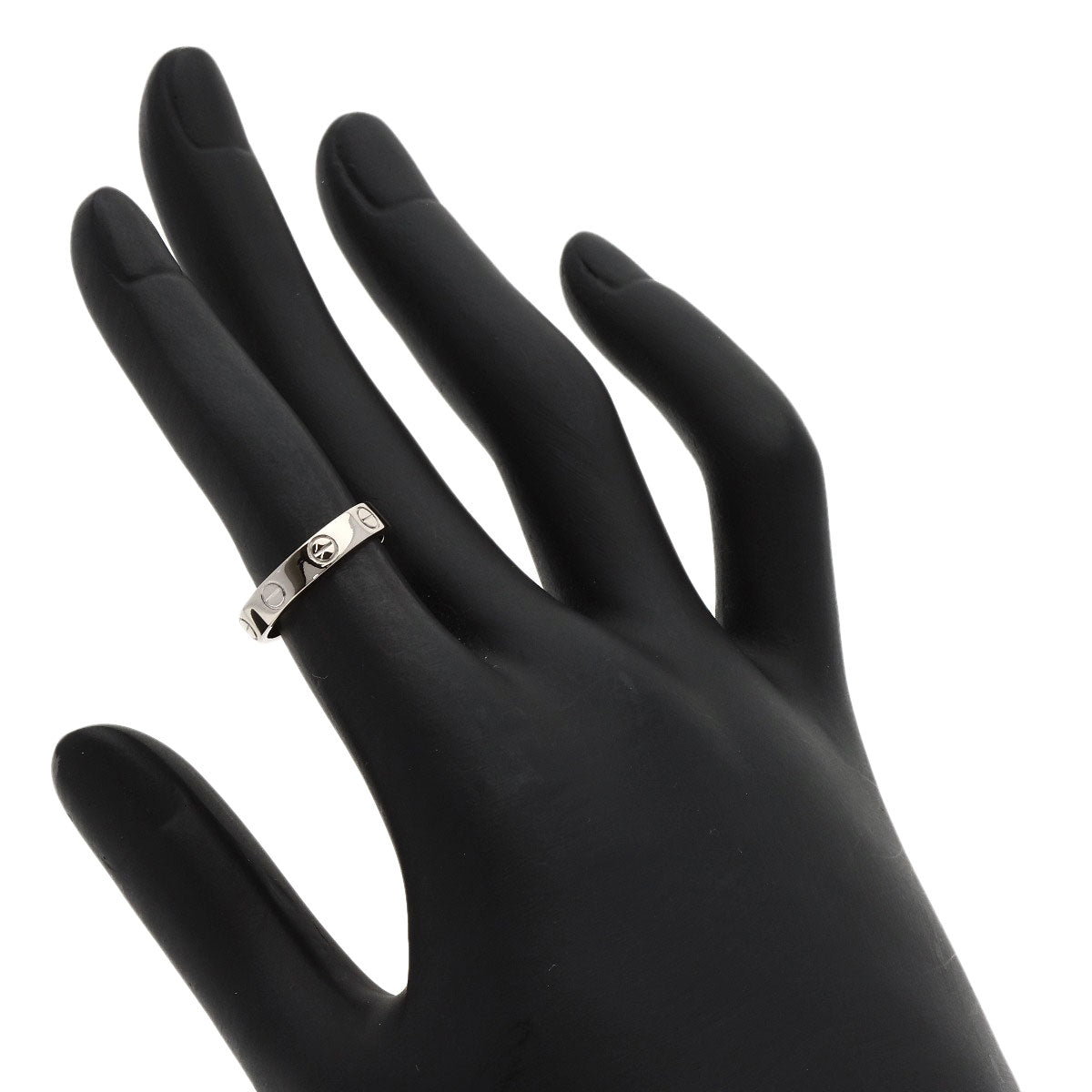 カルティエ ミニラブリング #47 リング・指輪 K18ホワイトゴールド レディース 【中古】【CARTIER】