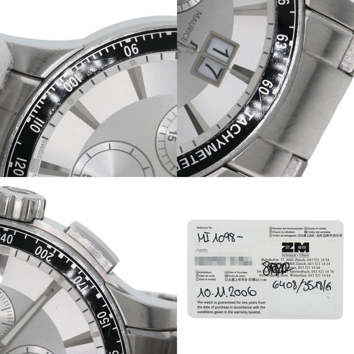 MAURICE LACROIX Milos Chrono Watches MI1098 Stainless Steel/Stainless Steel mens