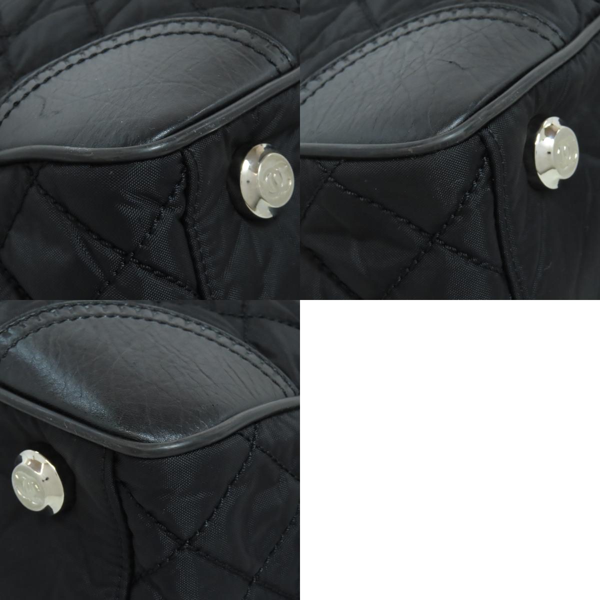 シャネル パリ ニューヨーク シルバー金具 トートバッグ ナイロン素材 レディース 【中古】【CHANEL】