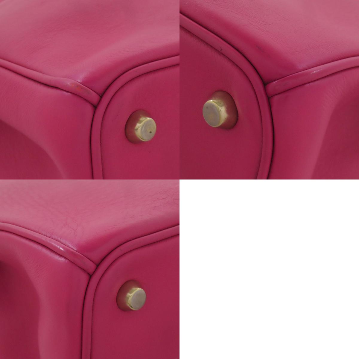 クリスチャンディオール 2WAY ハンドバッグ カーフ レディース 【中古】【CHRISTIAN DIOR】