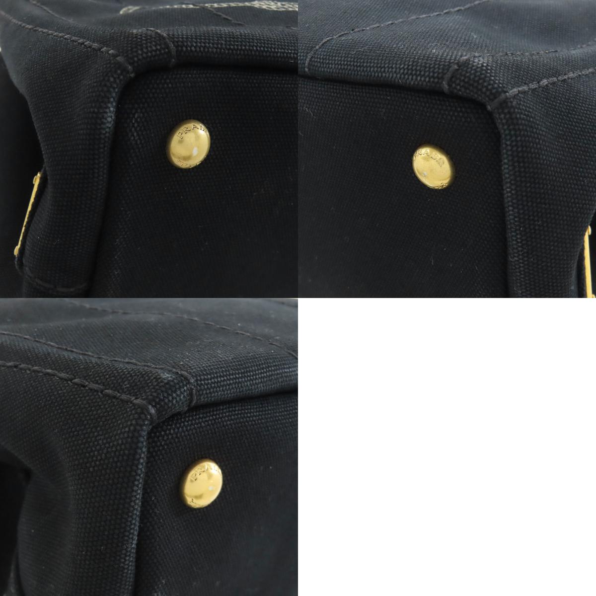 プラダ カナパミニ 2WAY ハンドバッグ キャンバス レディース 【中古】【PRADA】