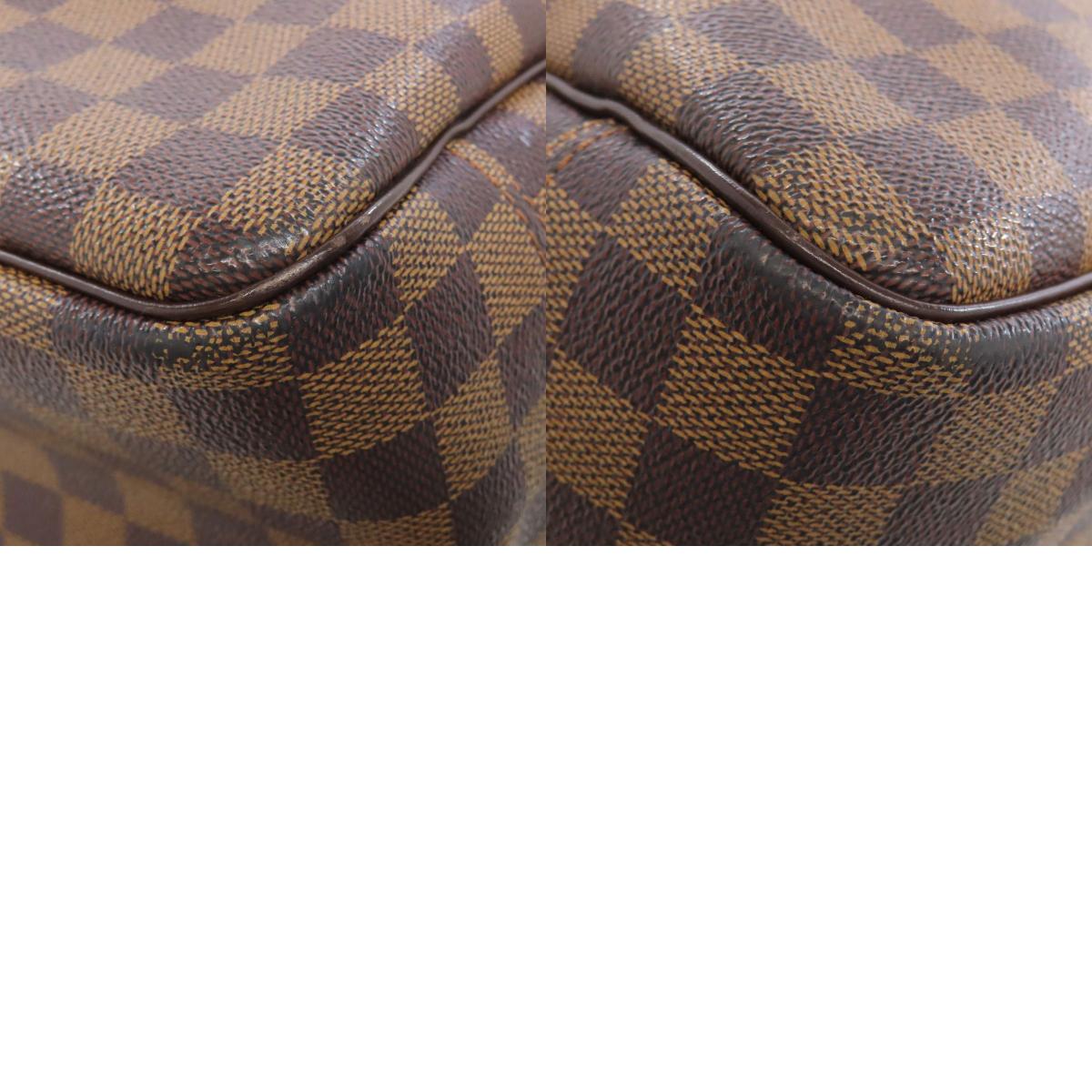 ルイヴィトン N47272 ドーヴィル スペシャルオーダー トートバッグ ダミエキャンバス レディース 【中古】【LOUIS VUITTON】