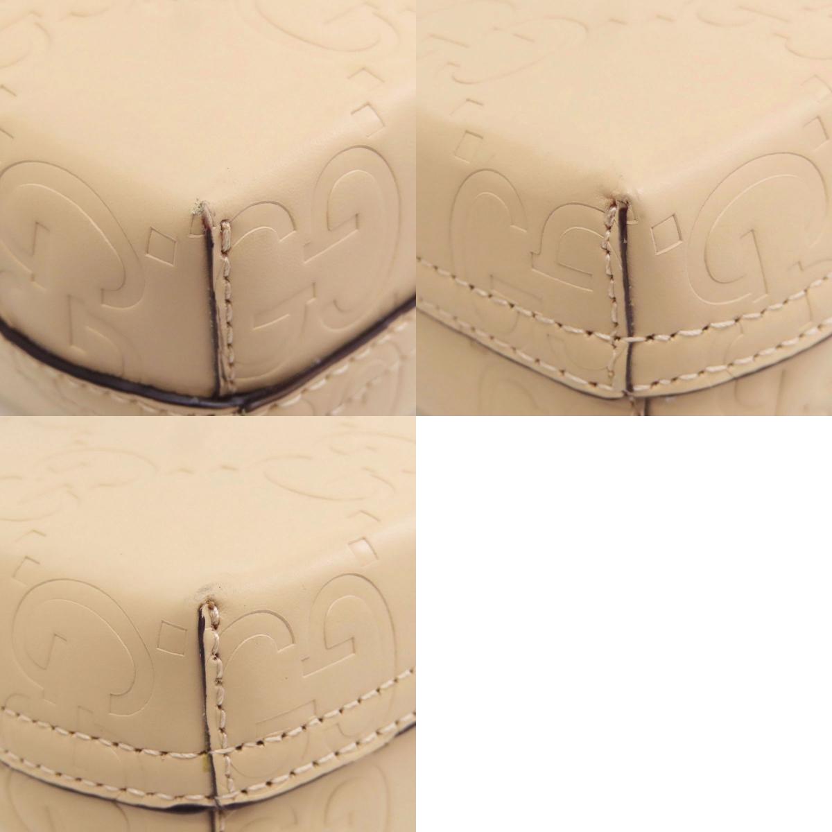 グッチ 790133 GG スーパーミニバッグ ハンドバッグ PVC レディース 【中古】【GUCCI】