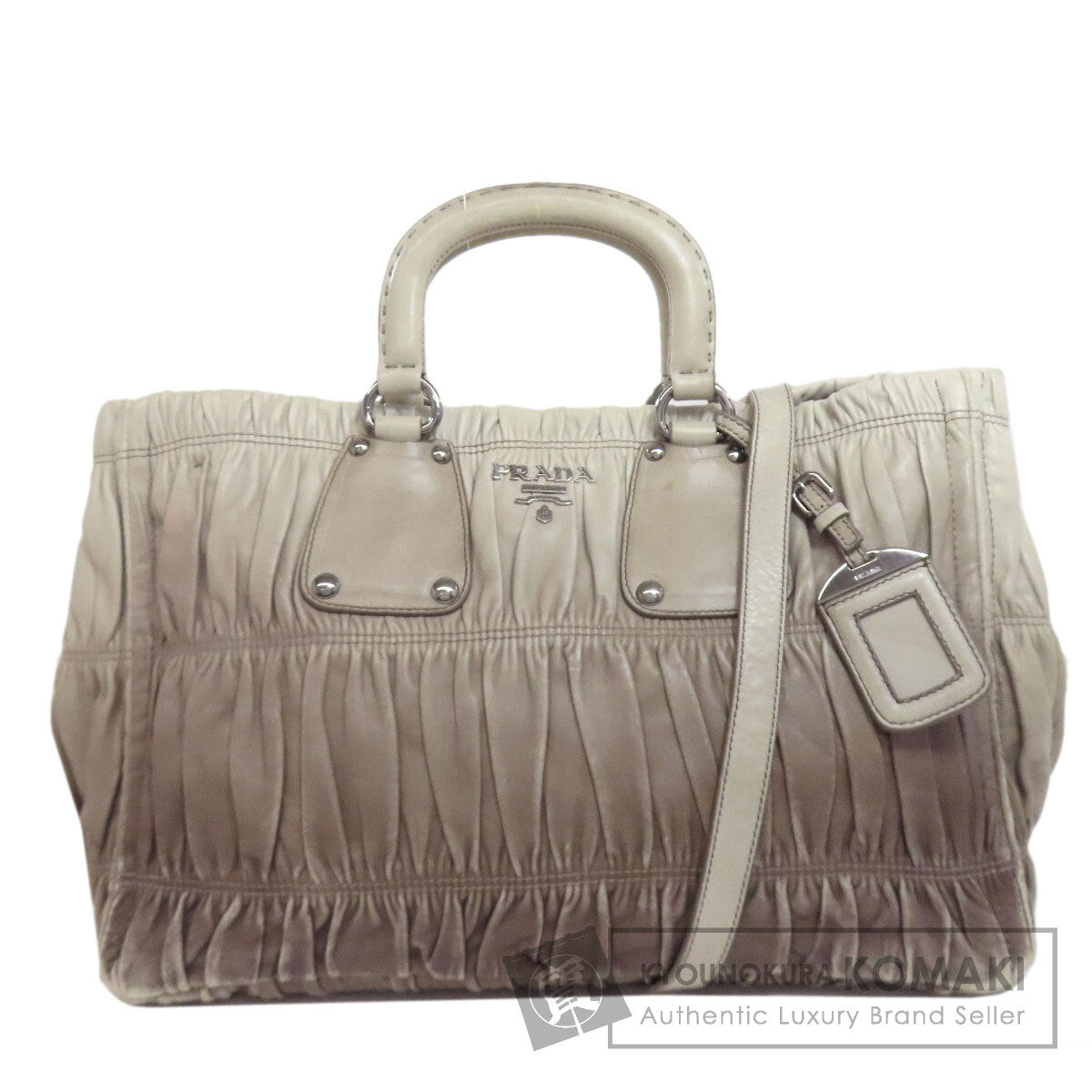 PRADA 2WAY Handbag Calf Ladies [Used] – Kyounokura Japan