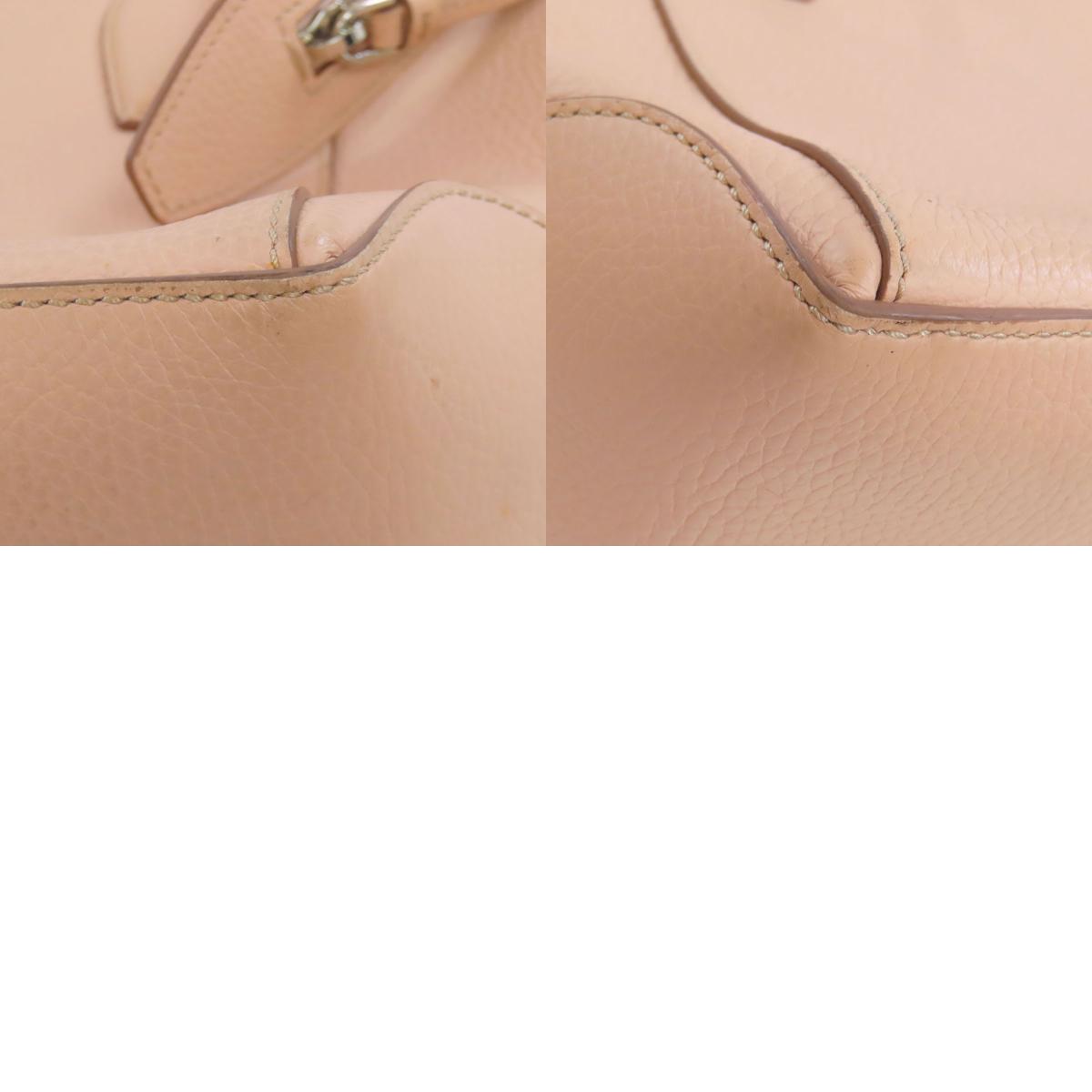 トッズ ロゴ トートバッグ レザー レディース 【中古】【TODS】