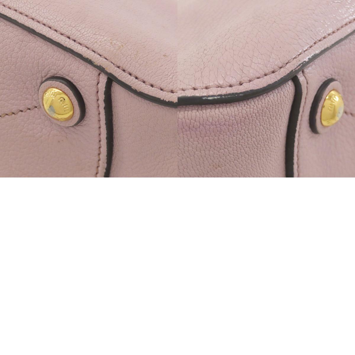 ミュウミュウ 2WAY ハンドバッグ レザー レディース 【中古】【MIUMIU】