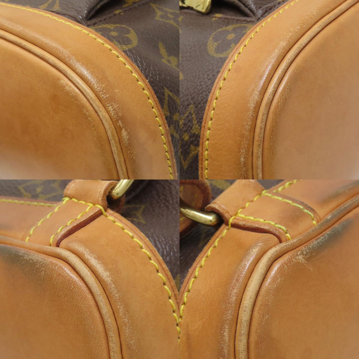 ルイヴィトン M51137 ミニモンスリ リュック・デイパック モノグラムキャンバス レディース 【中古】【LOUIS VUITTON】