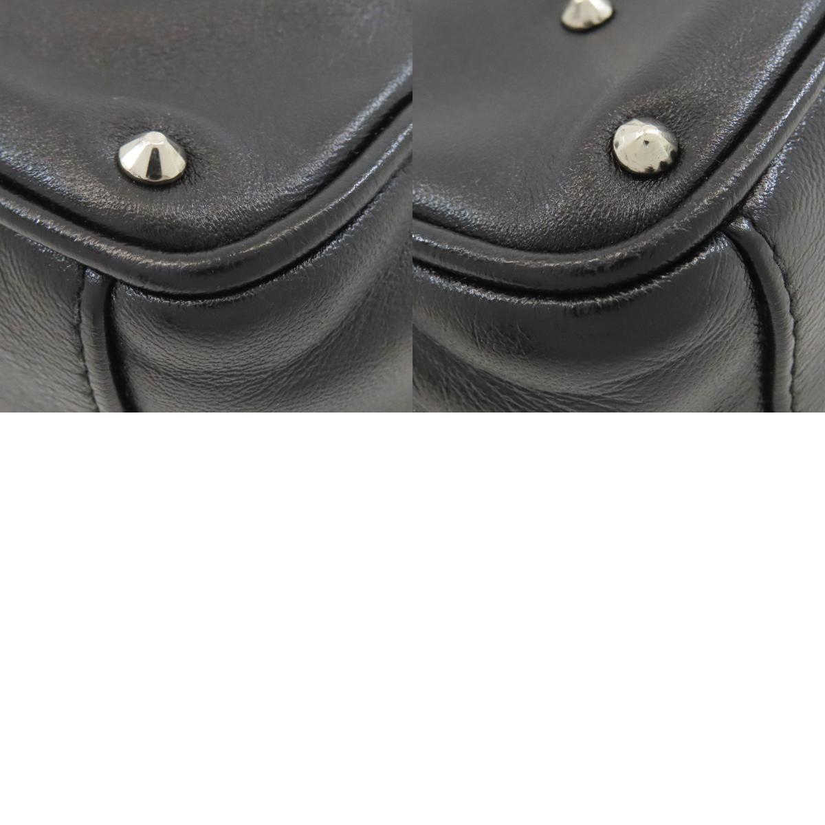 ミュウミュウ スタッズ ショルダーバッグ カーフ レディース 【中古】【MIUMIU】