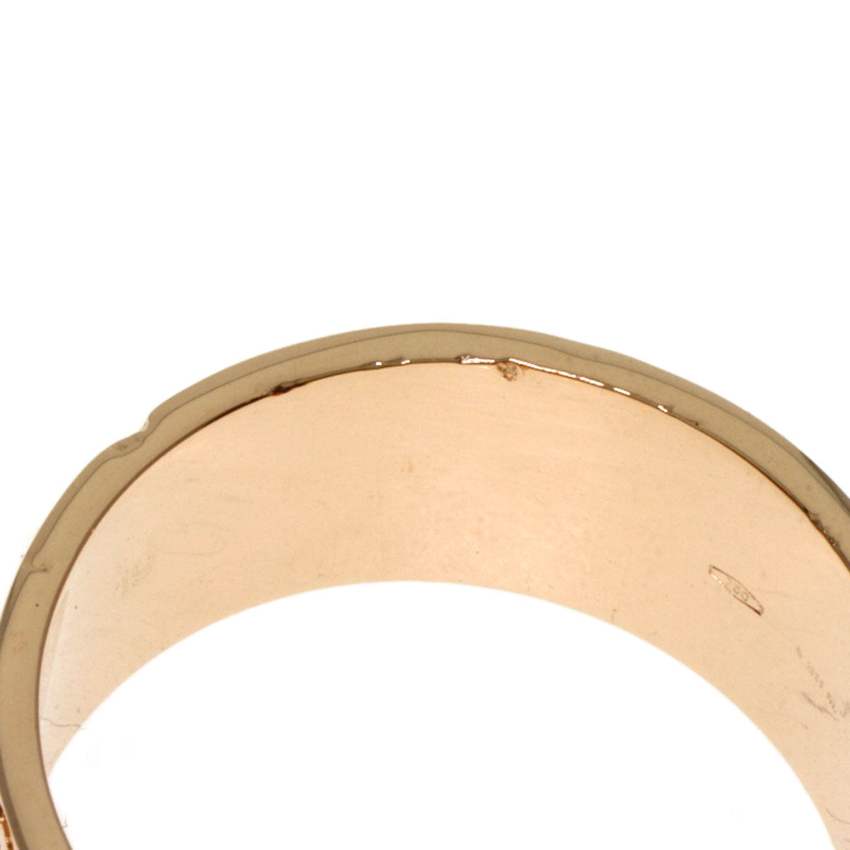 GUCCI Ring Icon wide # 19 K18 Pink Gold Ladies