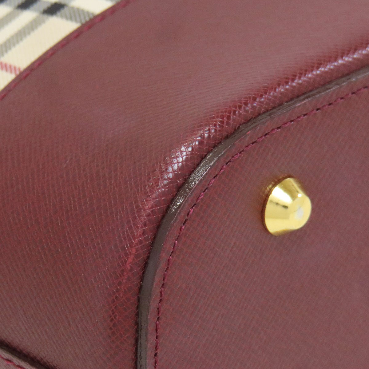 バーバリー ワンショルダー バーバリーチェック ノバチェック ショルダーバッグ キャンバス レディース 【中古】【BURBERRY】