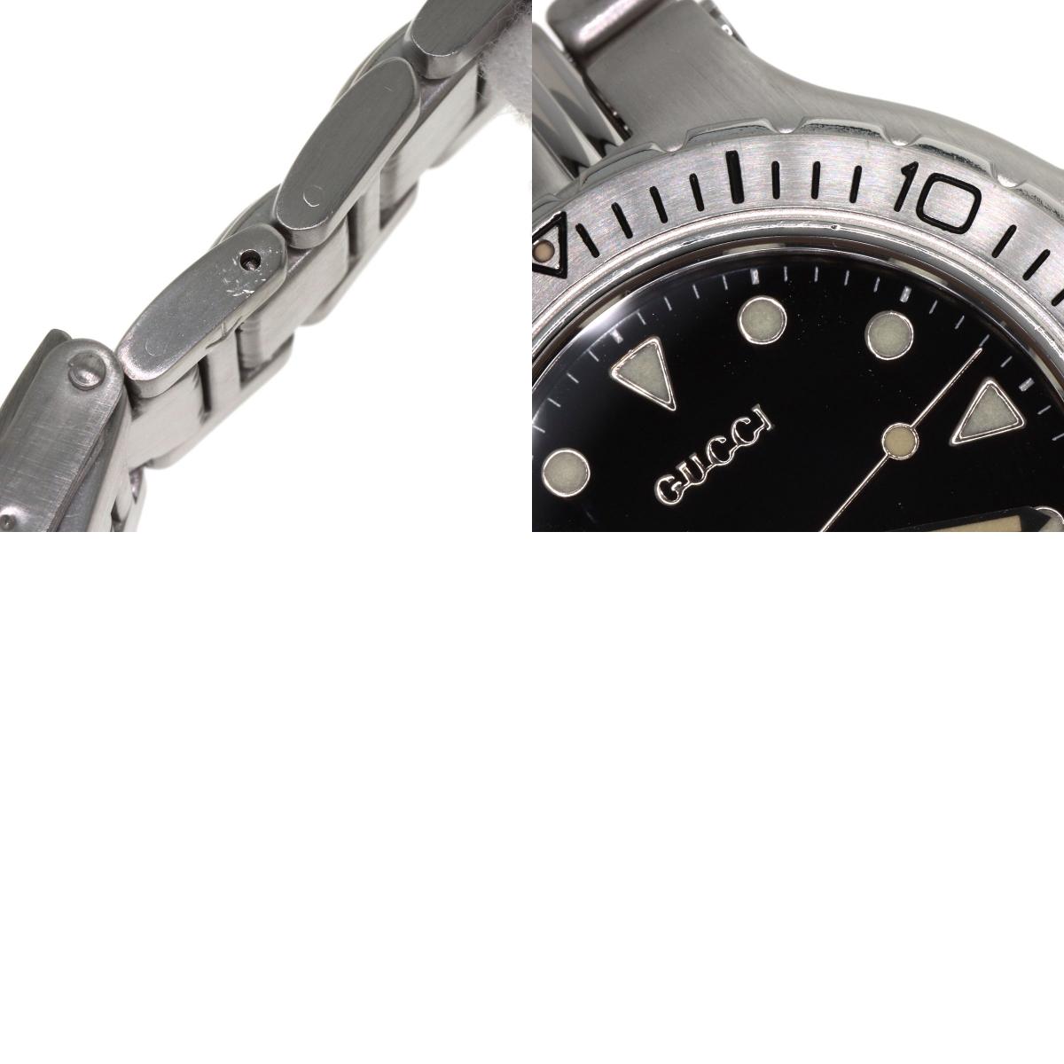 GUCCI Diver Watches 9750M Stainless Steel/Stainless Steel mens