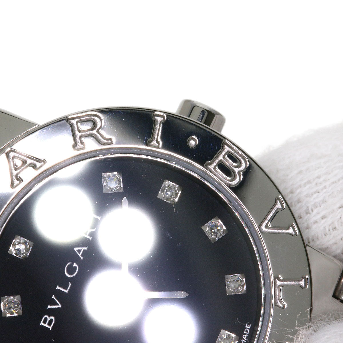 BVLGARI BVLGARI BVLGARI 12P Diamond Watches BB26SS/12 Stainless Steel/Stainless Steel Ladies