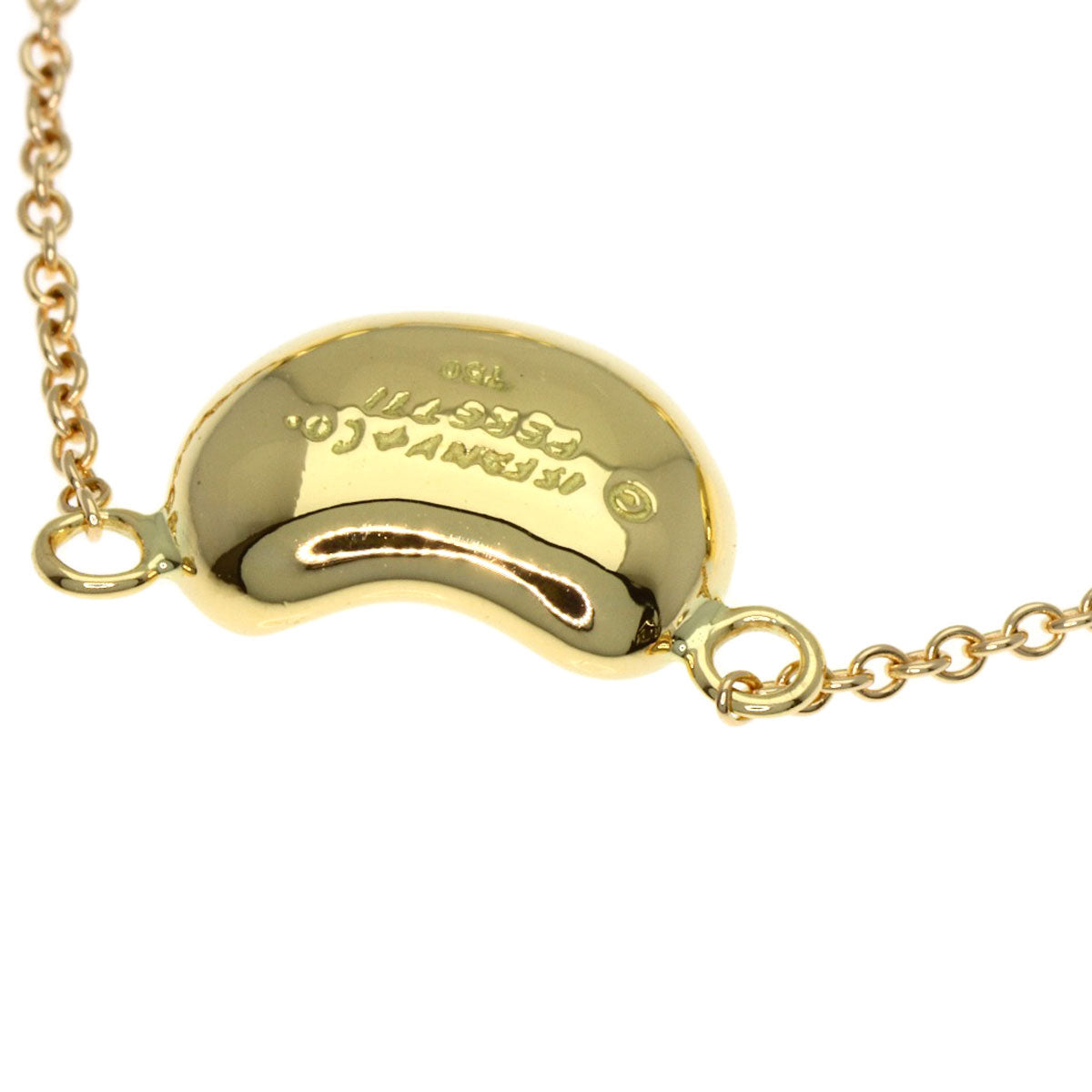 ティファニー 5P ビーン ブレスレット K18イエローゴールド レディース 【中古】【TIFFANY&Co.】