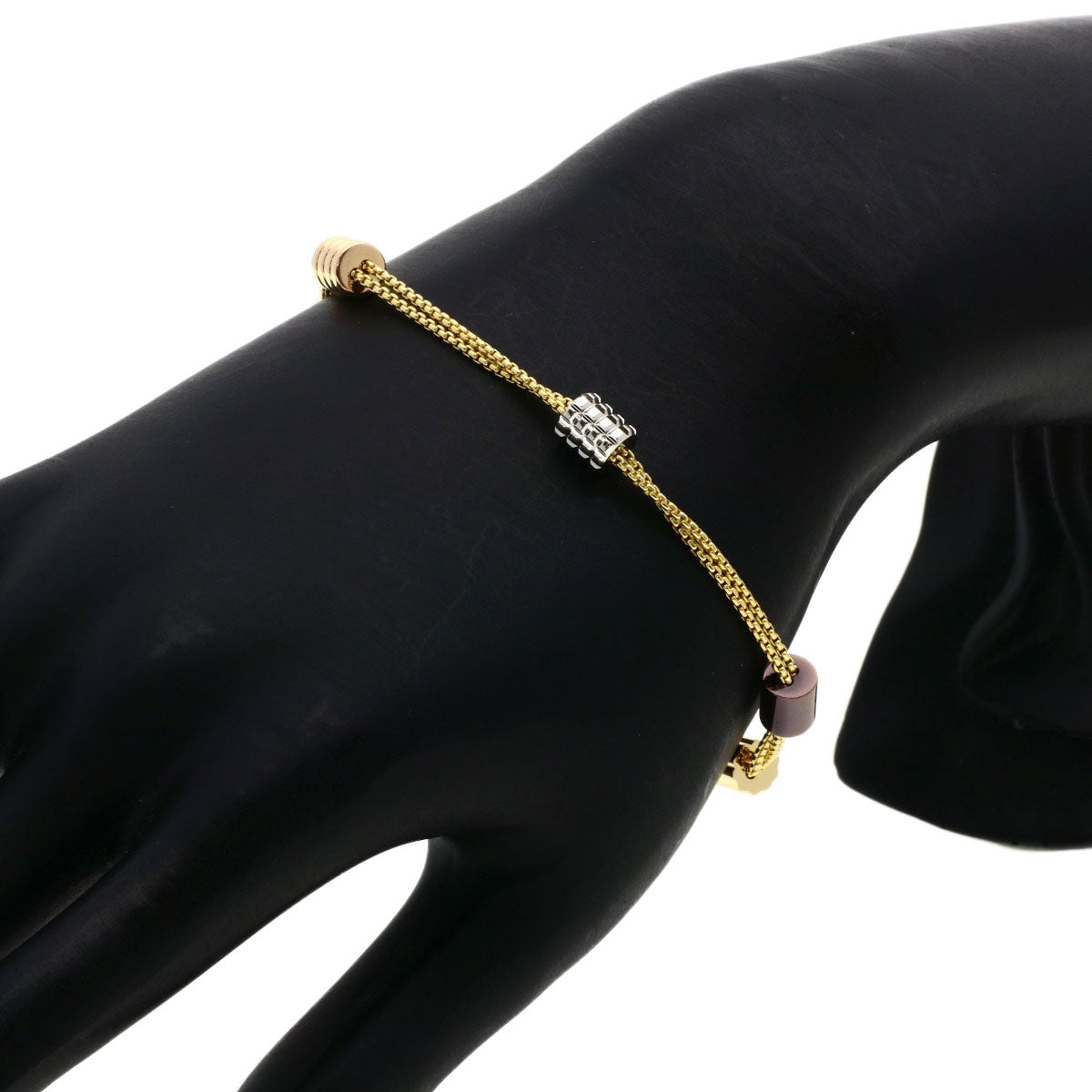 ブシュロン キャトル ブレスレット K18イエローゴールド/K18WG/K18PG レディース 【中古】【Boucheron】