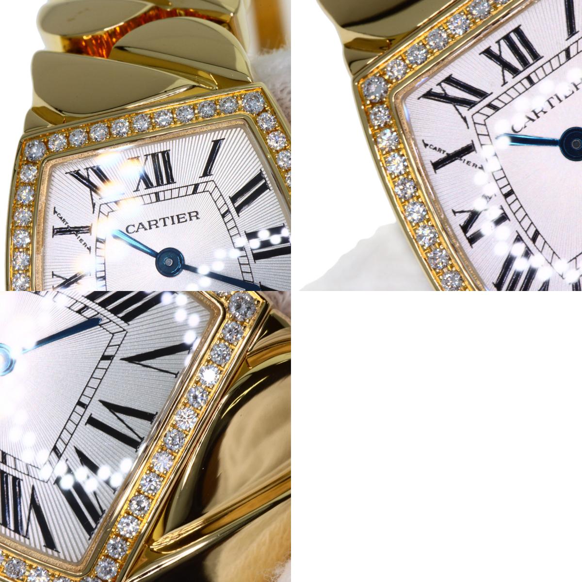 CARTIER Ladonya SM Bezel Diamond Watches WE600601 K18 Yellow Gold/18K Yellow Gold Ladies