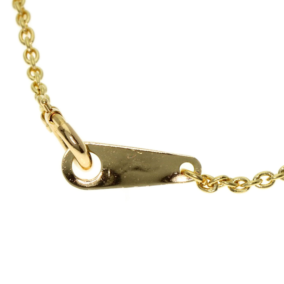 design Necklace K18 Yellow Gold 4.3g Ladies