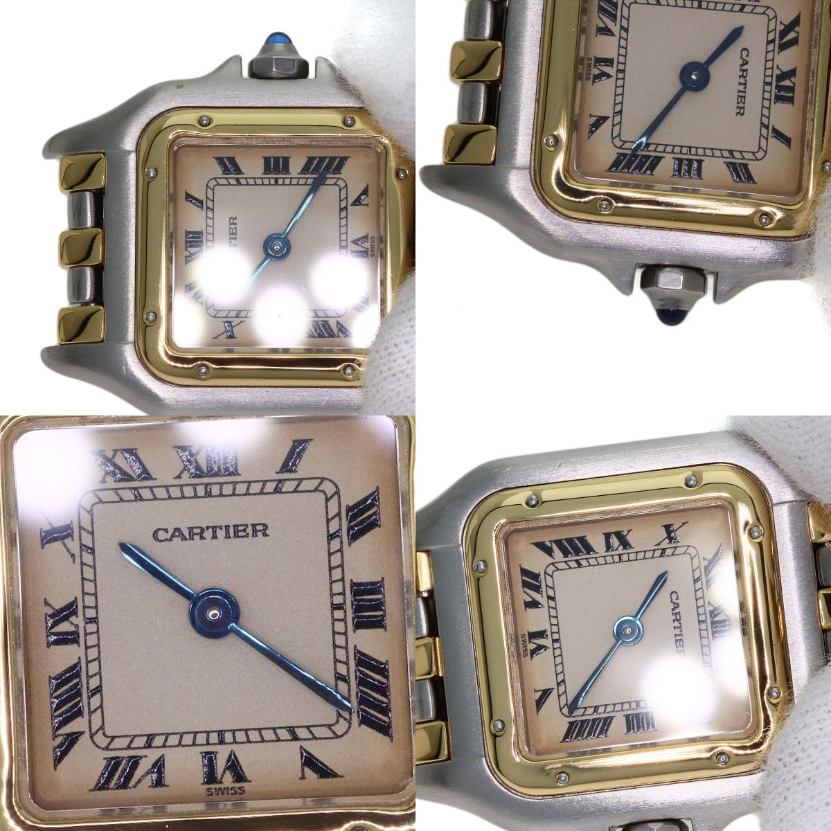CARTIER PANTHERE SM 3 row Watches W25029B8 Stainless Steel/SSxK18YG Ladies