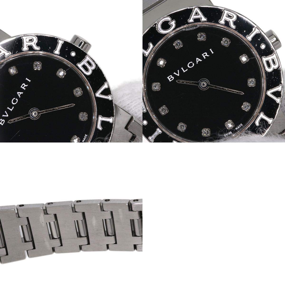 BVLGARI BVLGARI BVLGARI 12P Diamond Watches BB26SS Stainless Steel/Stainless Steel Ladies