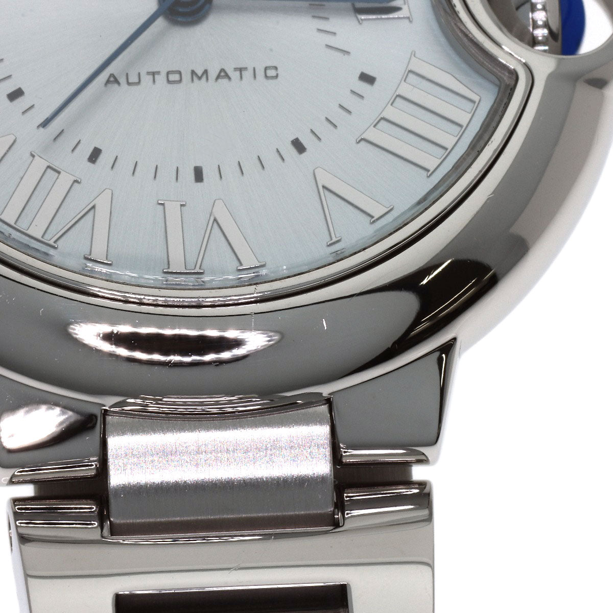 CARTIER Baron Blue 1.3" Watches WSBB0062 Stainless Steel/Stainless Steel Ladies