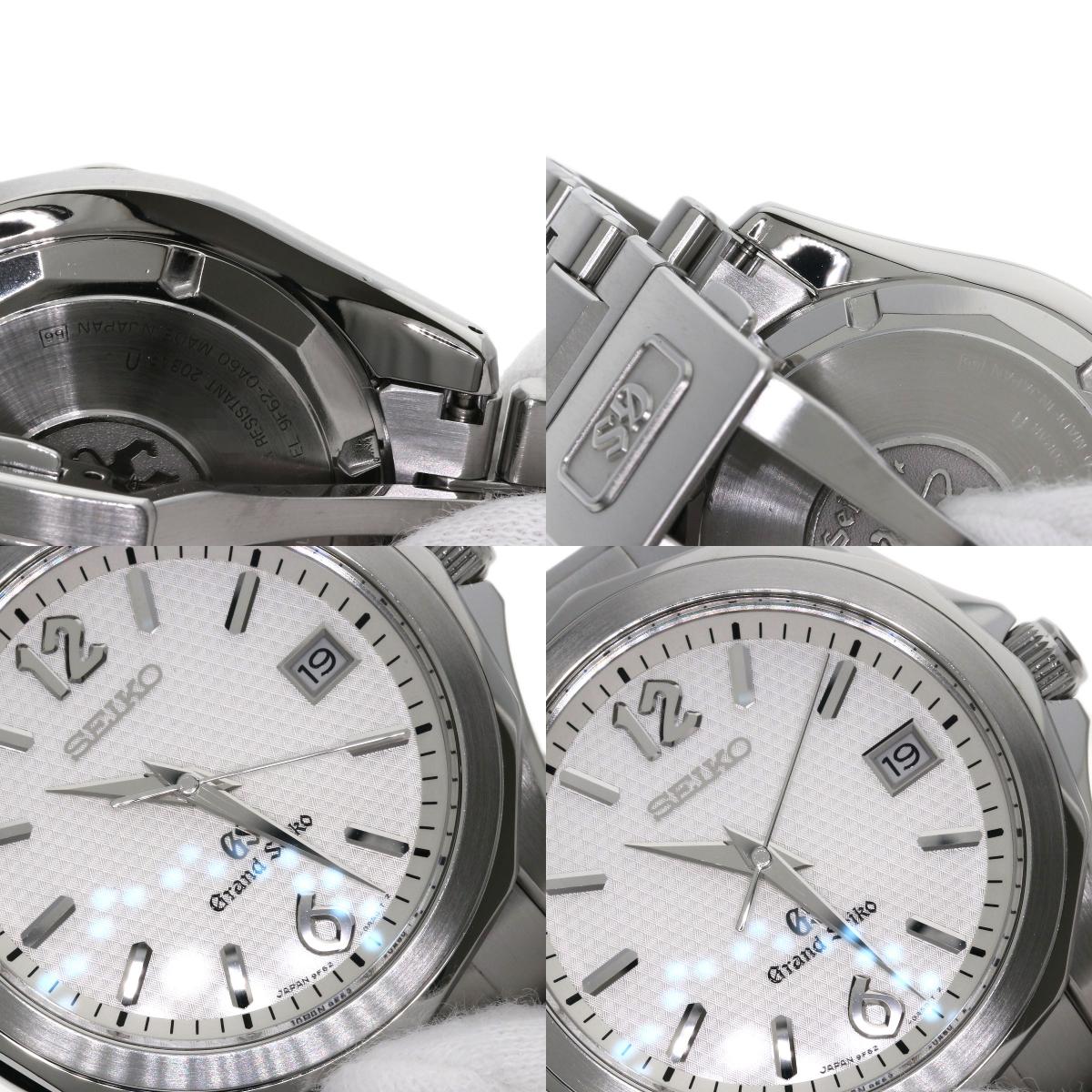SEIKO Grand Seiko Round Face Watches SBGX033 9F62-0A60 Stainless Steel/Stainless Steel mens