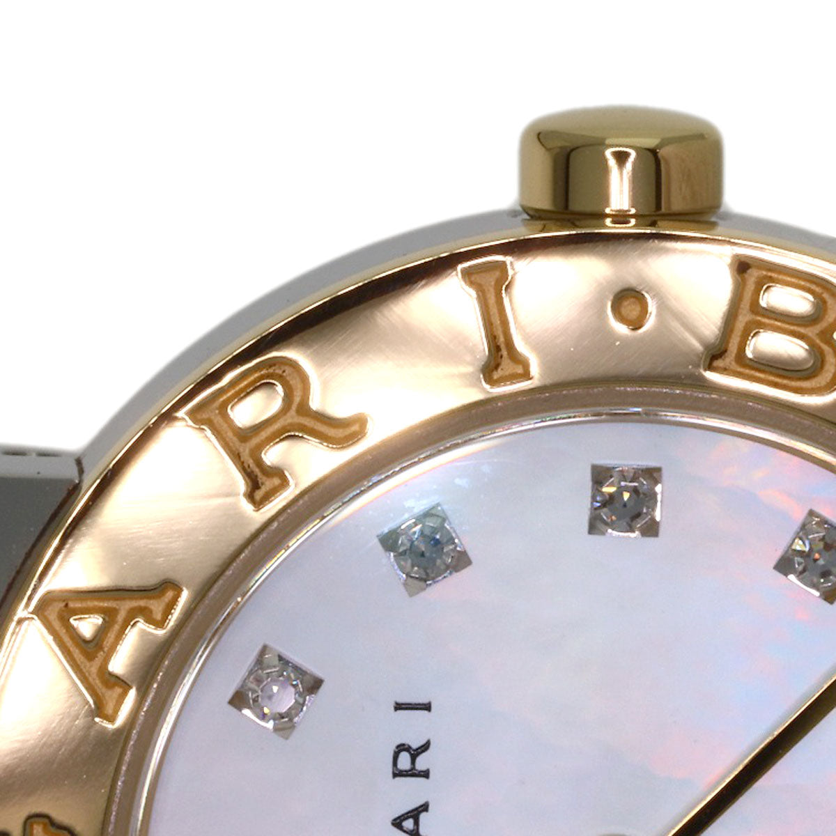 BVLGARI BVLGARI BVLGARI 12P Diamond Watches BB23SG Stainless Steel/SSxK18YG Ladies