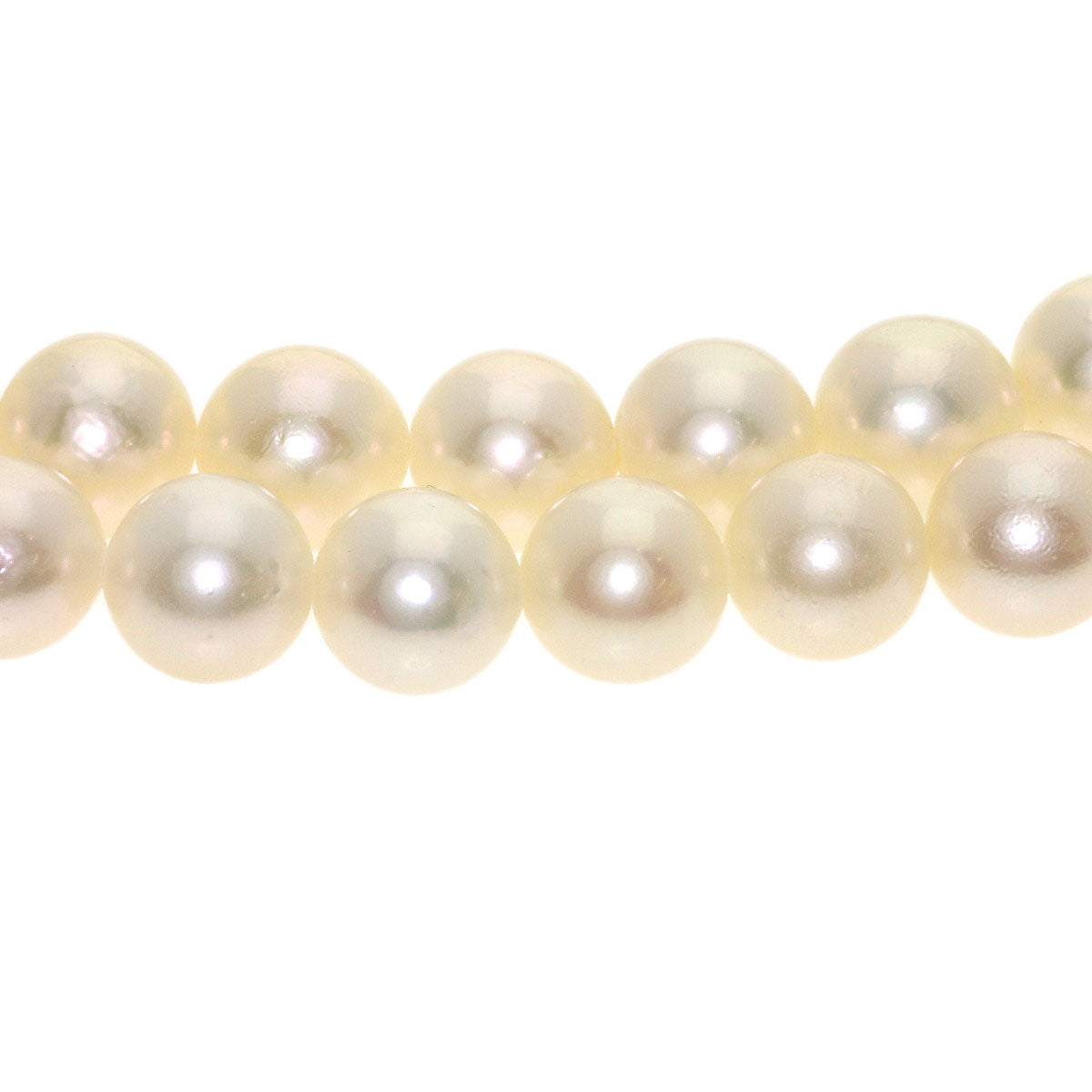 Akoya Pearl Pearl 2 series Necklace Silver 63.9g Ladies