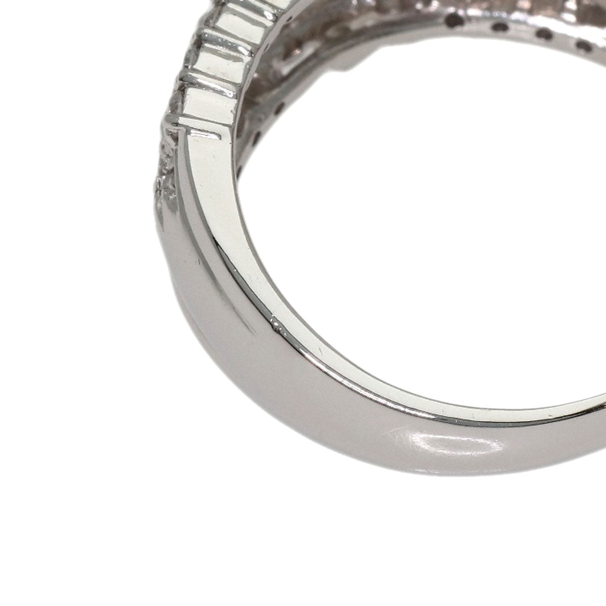 0.63ct Diamond Ring Platinum PT900 6.3g Ladies