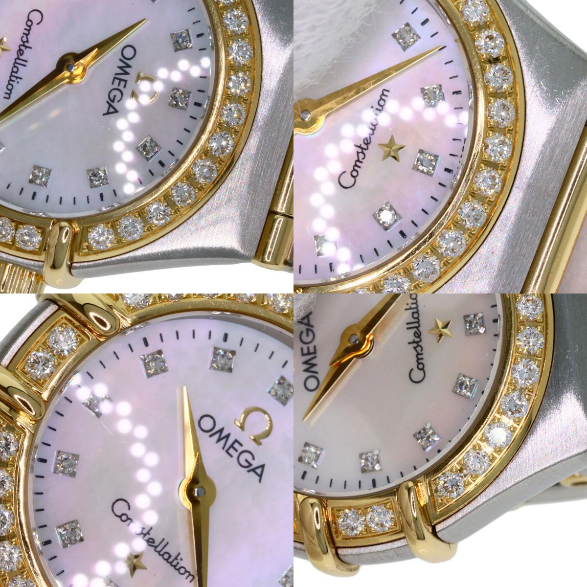 OMEGA Constellation Mini 12P Diamond Watches 1267.75.00 Stainless Steel/SSxK18YG Ladies