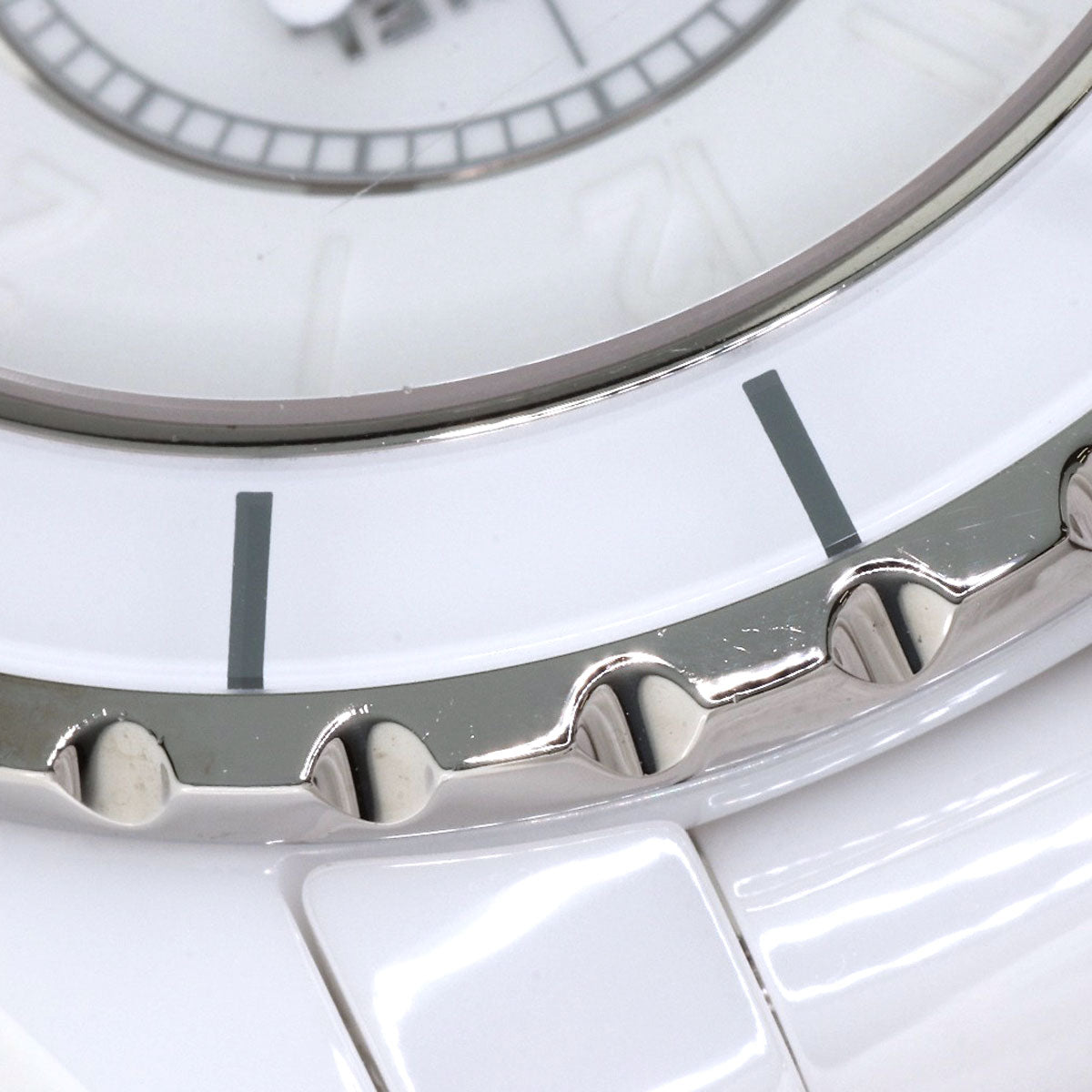 CHANEL J12 White Phantom 1.5" Watches H3443 Ceramic/Ceramic mens