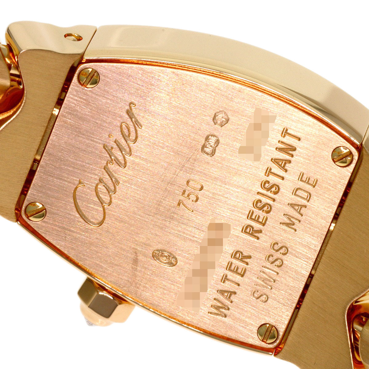 CARTIER Mini Ladonya Diamond Bezel Watches WE60086I K18 Pink Gold/18K Pink Gold Ladies