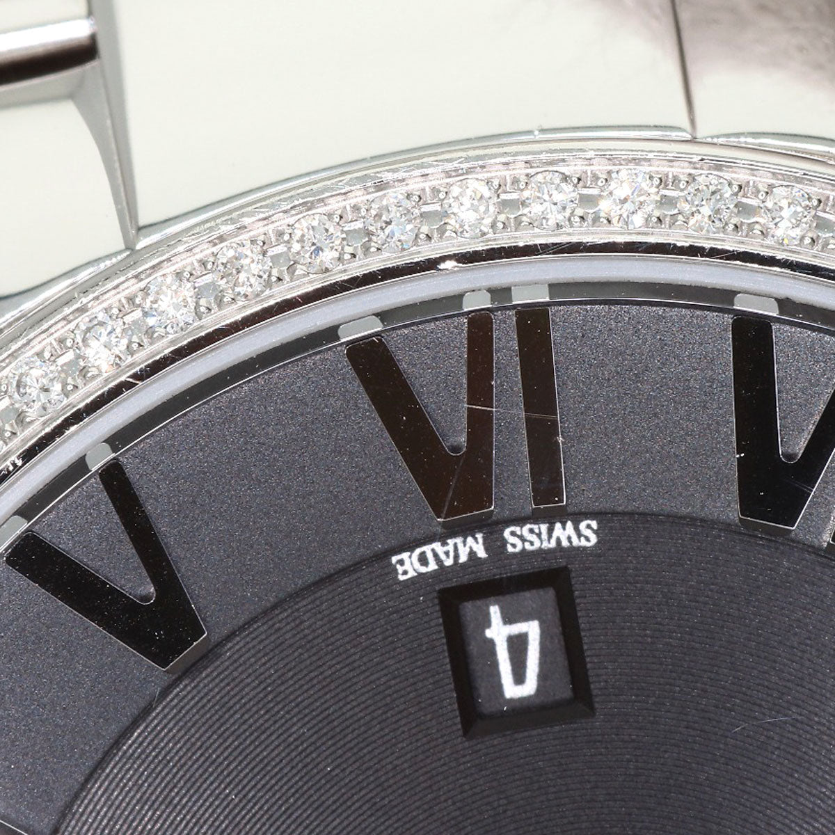 TIFFANY&Co. Atlas 2-Hand Bezel Diamond Watches Stainless Steel/Stainless Steel Ladies