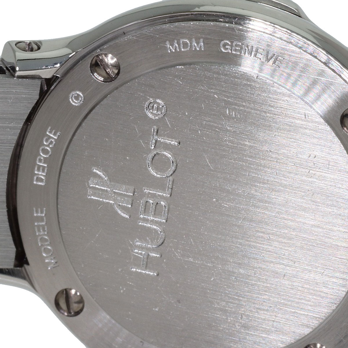 HUBLOT MDM Classic Mini Watches 1280.1 Stainless Steel/Rubber Ladies