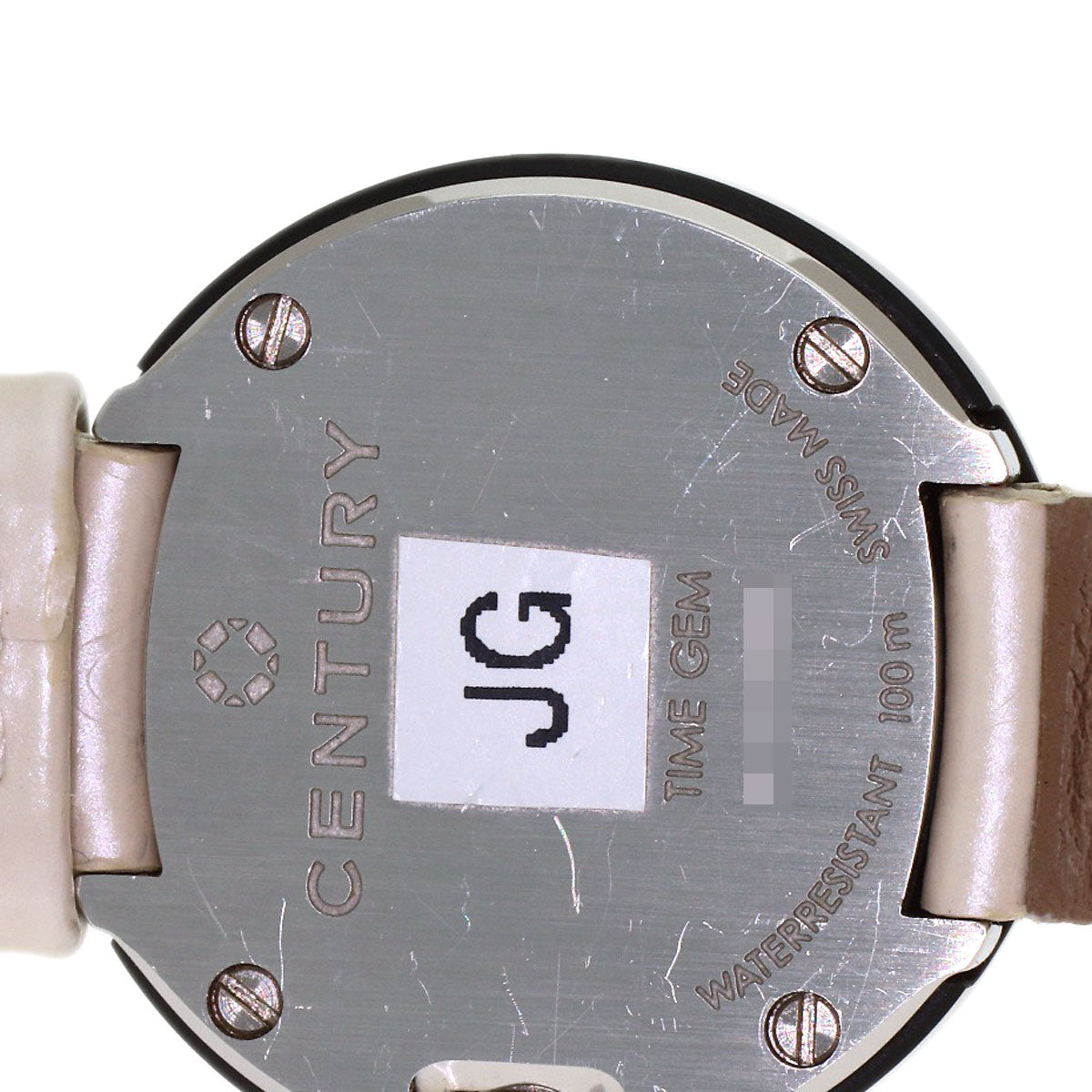 CENTURY Couture Watches Stainless Steel/Leather Ladies